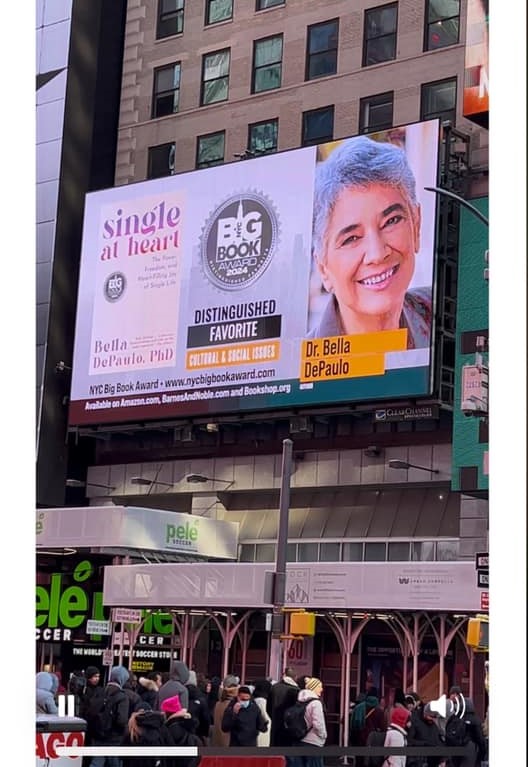 “Single at Heart” on a billboard in Times Square!